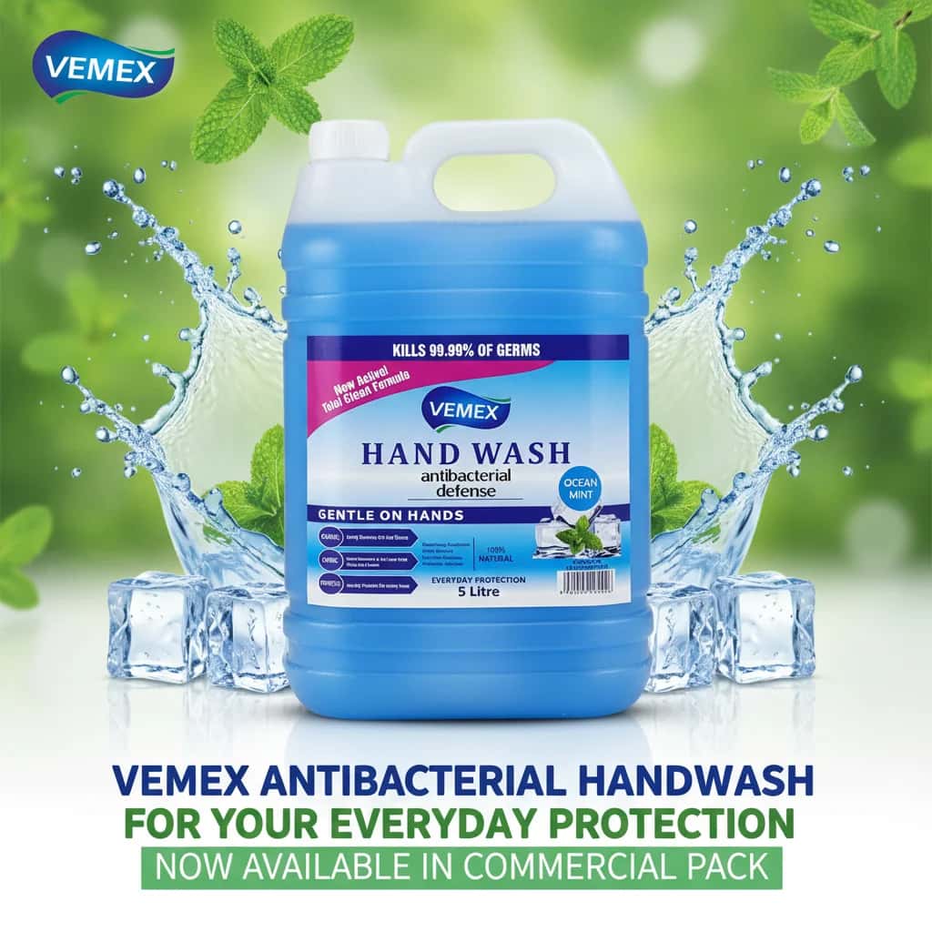 VEMEX Antibacterial Handwash 5 Litre Economic Pack
