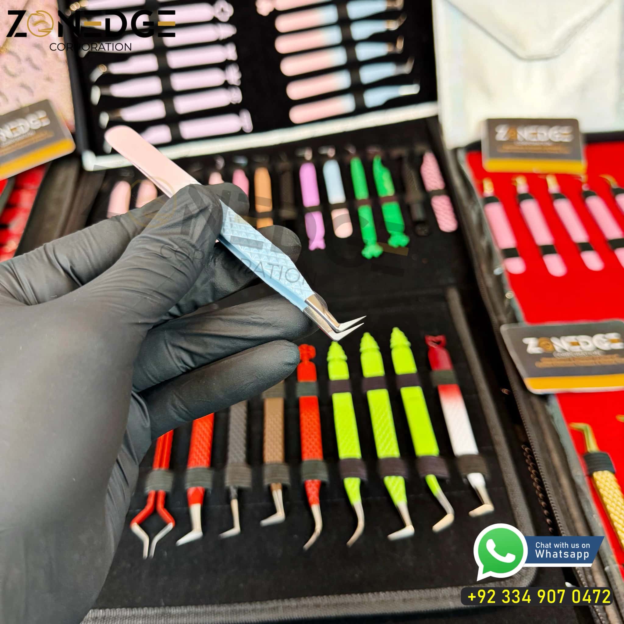 Precision Stainless Steel Eyelash Extension Tweezer