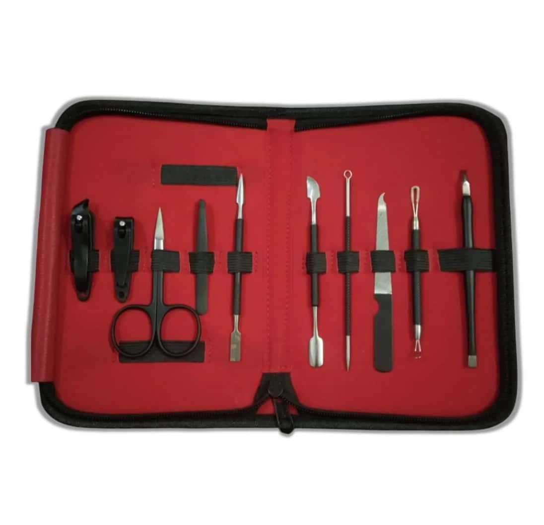 Professional Manicure Pedicure Kit Nail Grooming Tools TARIQ MFG CO