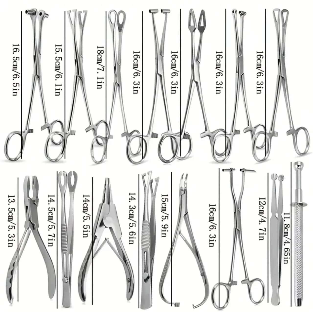 Body piercing tool set