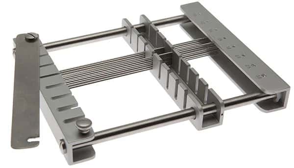 BSZ Surgico Metal Drill Wire Storage Rack – Parallel Channel Organizer for Thin Wires and Straight Instruments