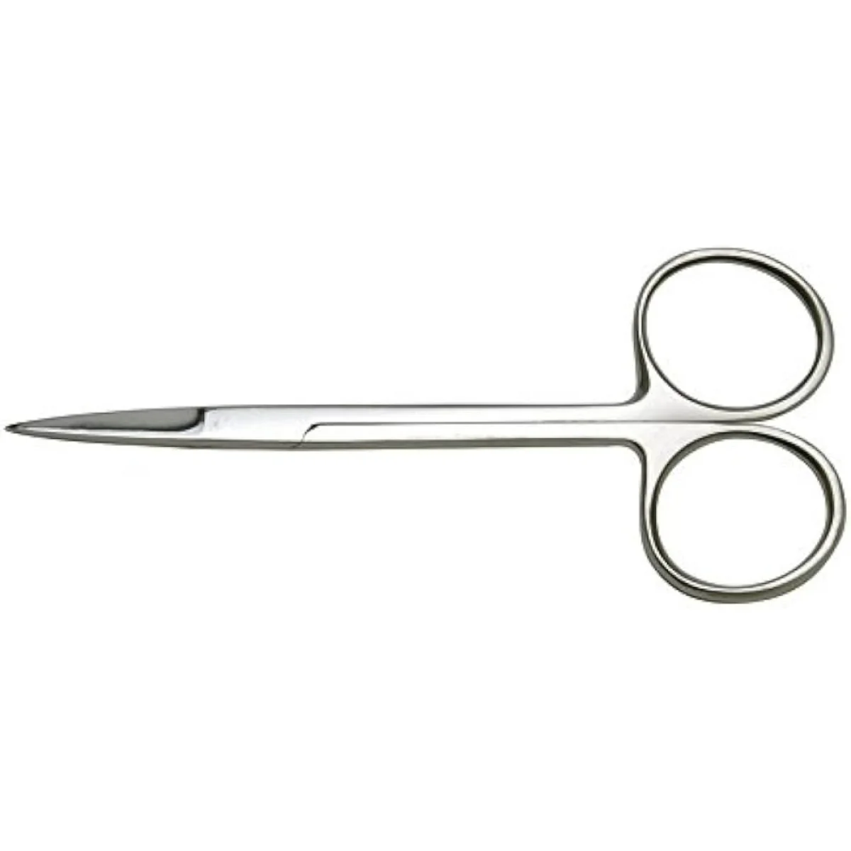 Straight Iris Scissors – Slim Pointed Blades, Ring Handle, Polished Metal | Baliimpex