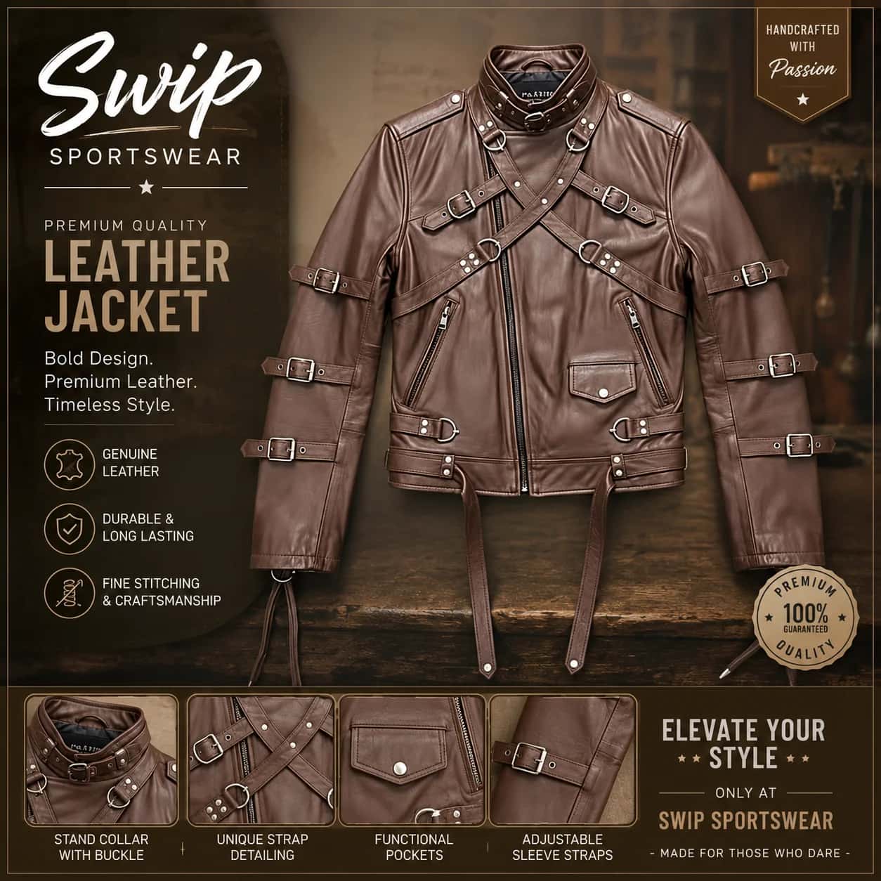 Leather jacket