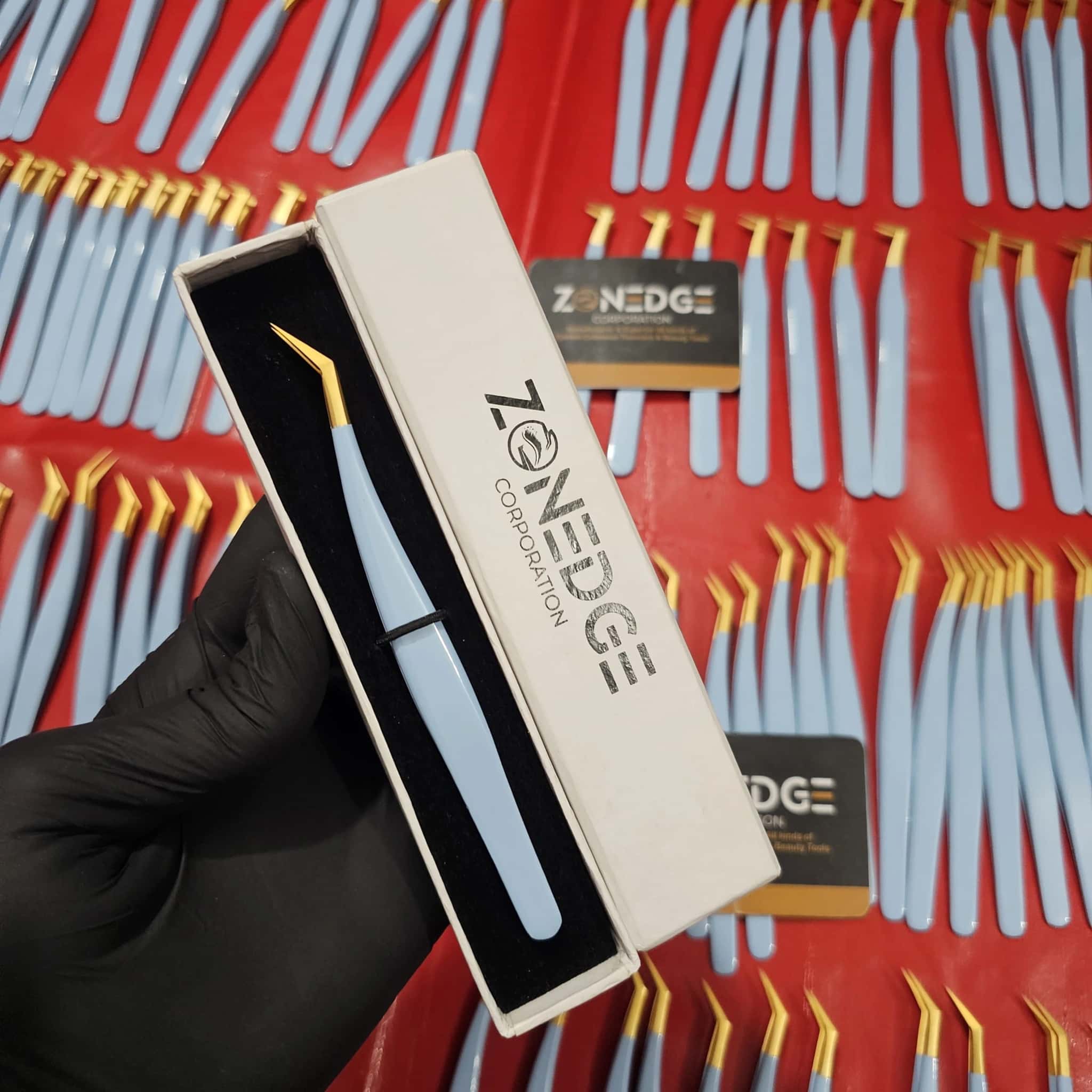 Precision Stainless Steel Eyelash Extension Tweezer