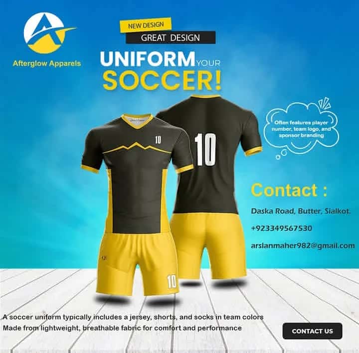 Soccer uniform