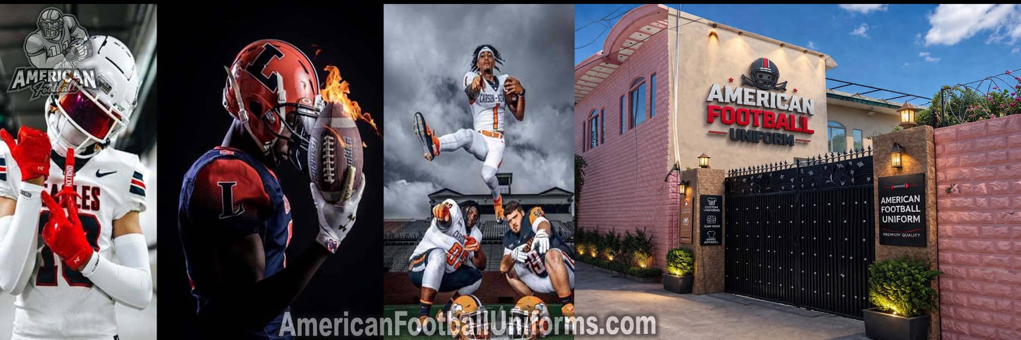 American Football Uniforms banner