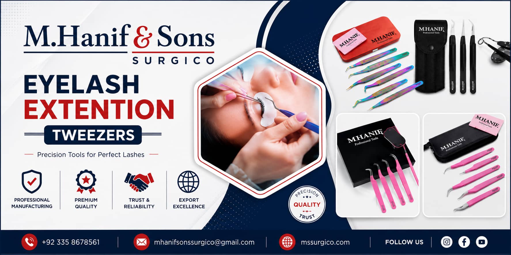 M Hanif & Sons Surgico banner