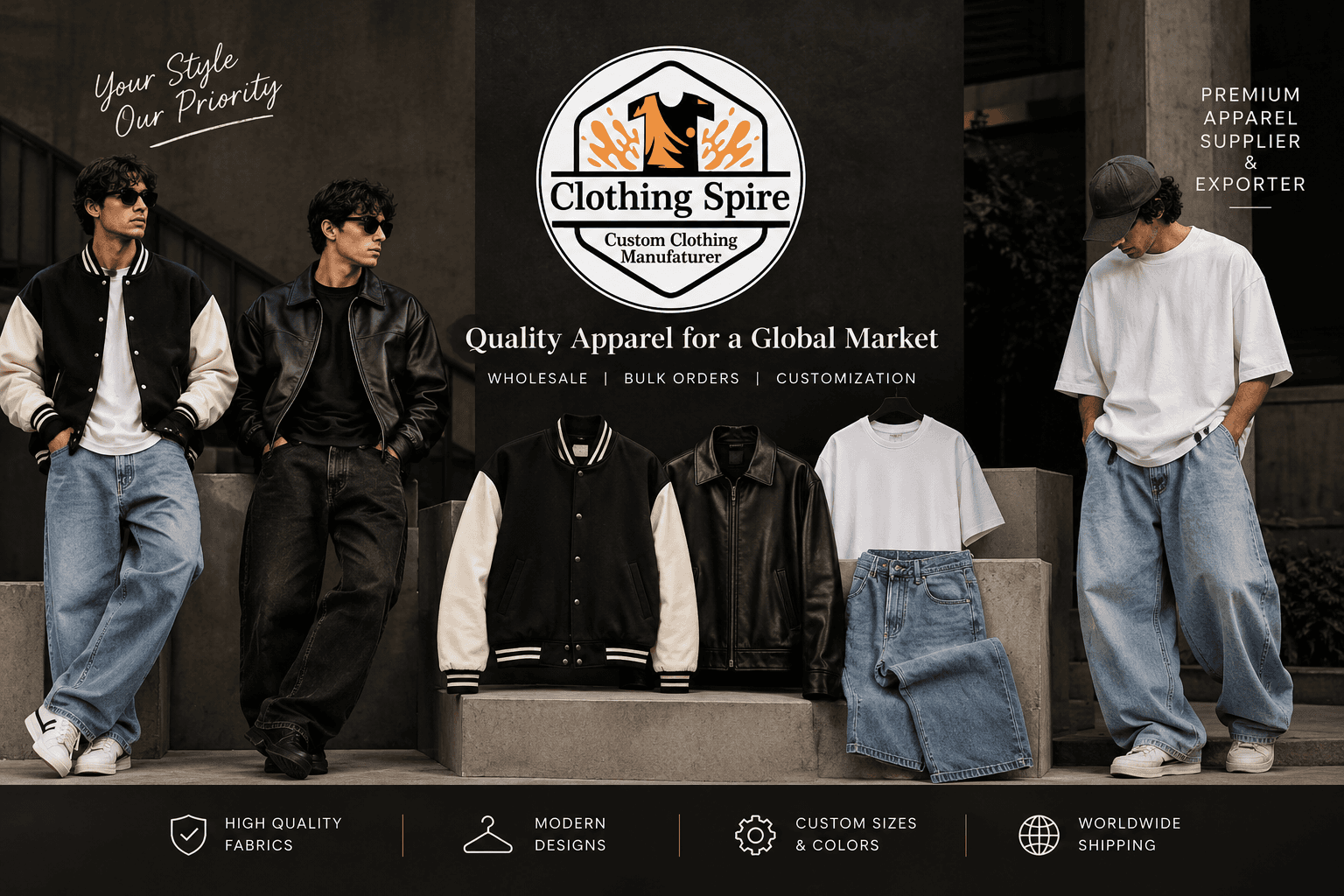 Clothing Spire Industry banner