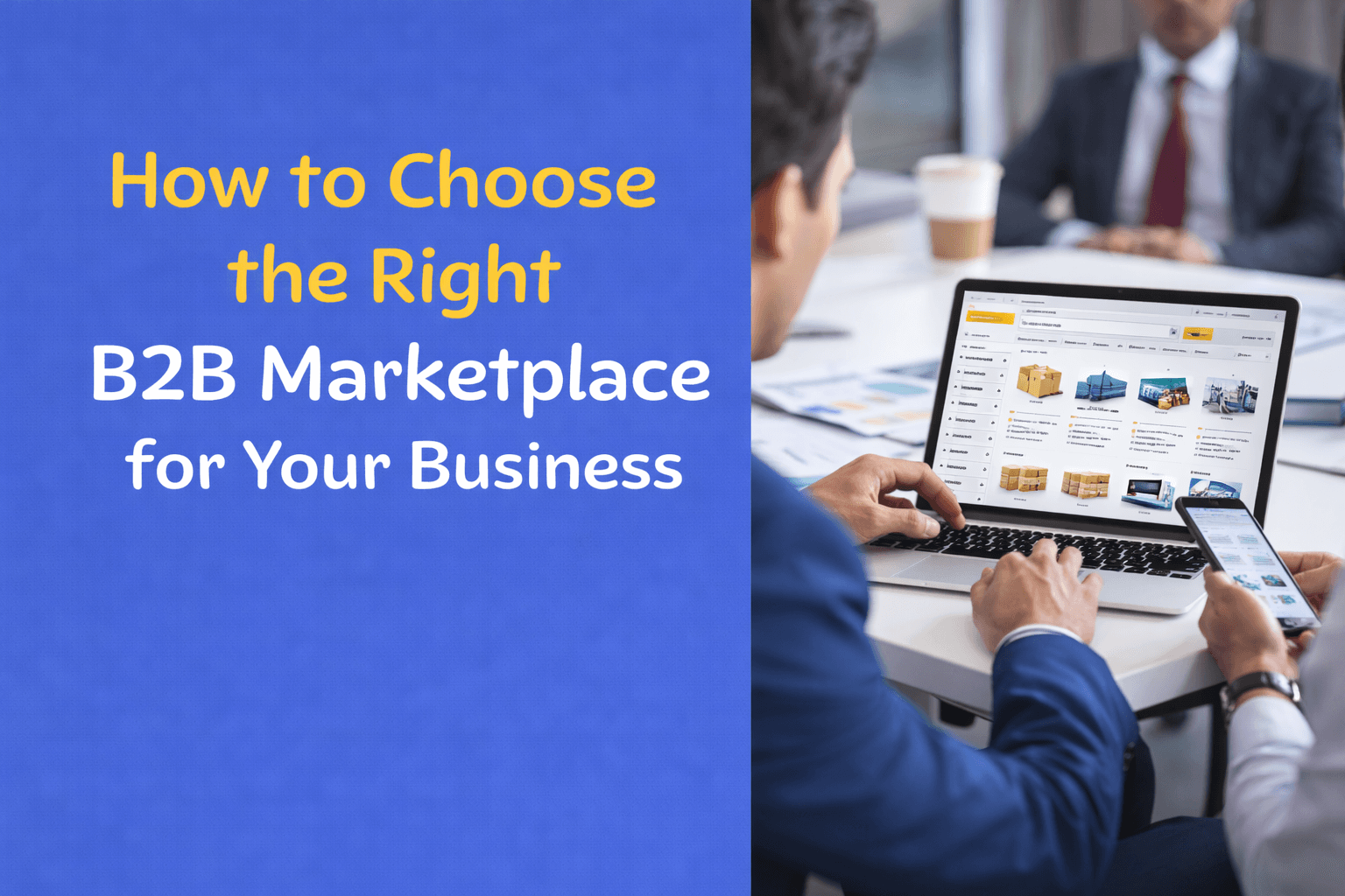 How to Choose the Right B2B Marketplace for Your Business