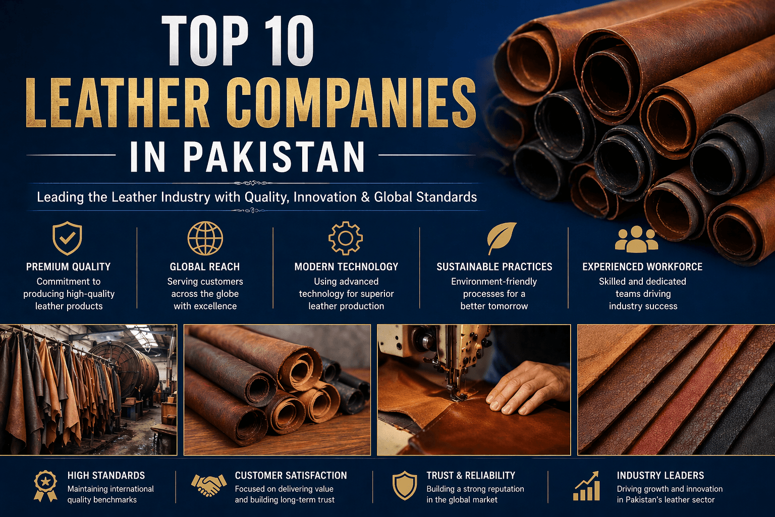Top 10 Leather Companies in Pakistan