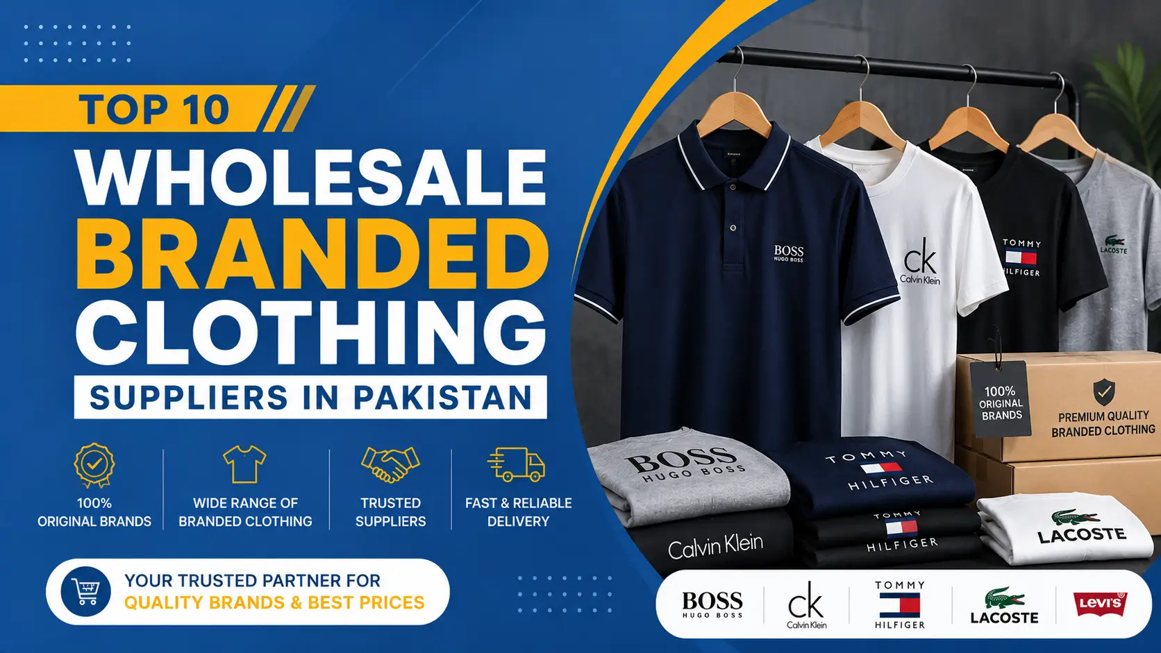 Top 10 Wholesale Branded Clothing Suppliers in Pakistan