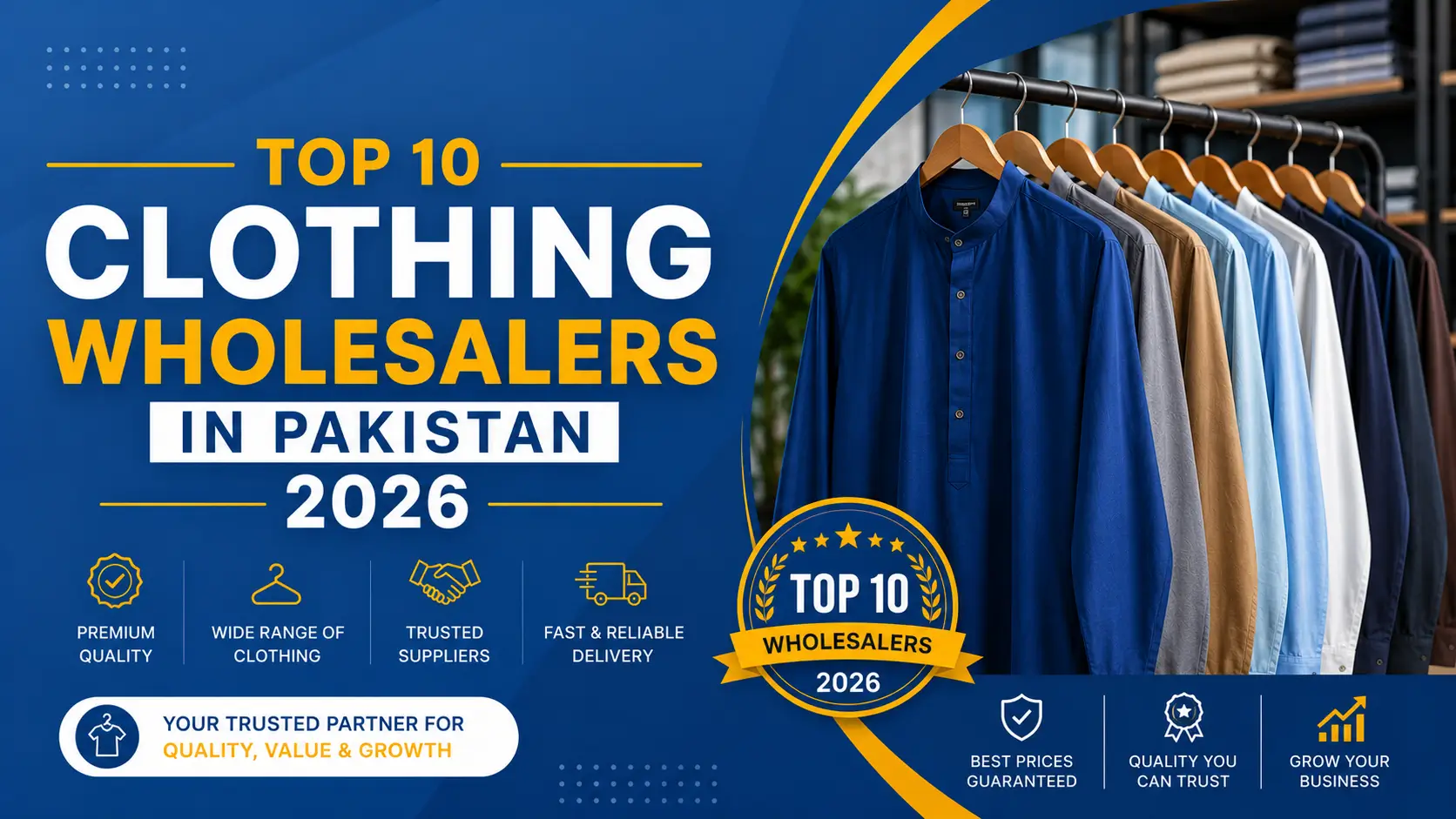 Top 10 Clothing Wholesalers in Pakistan 2026
