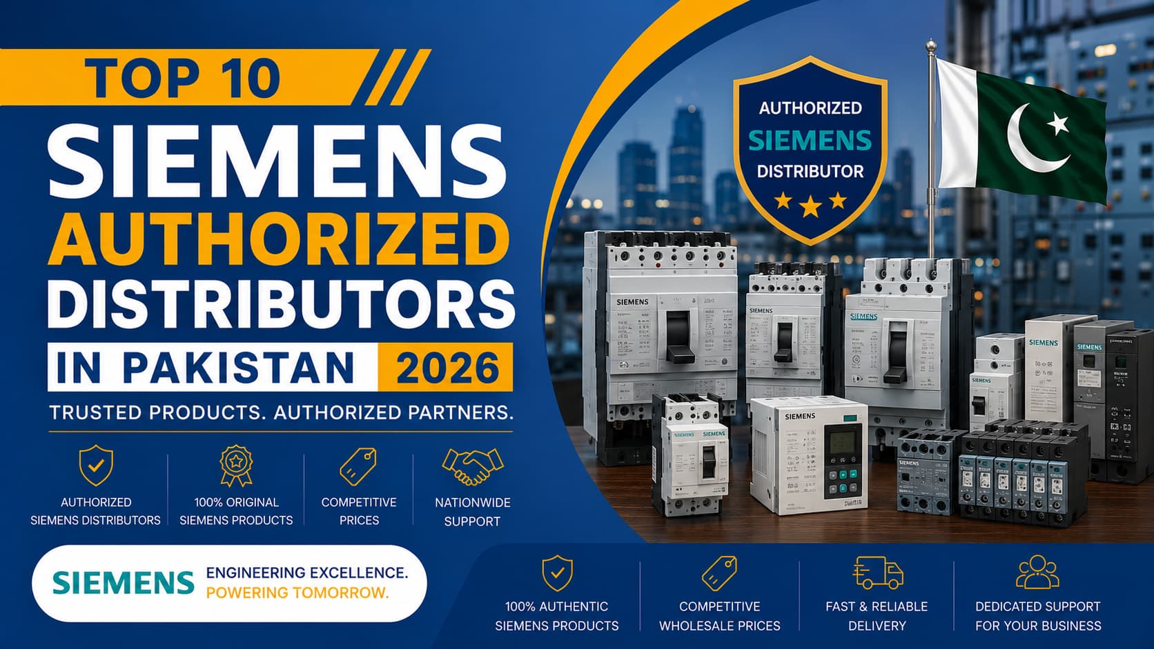 Top 10 Siemens Authorized Distributors in Pakistan
