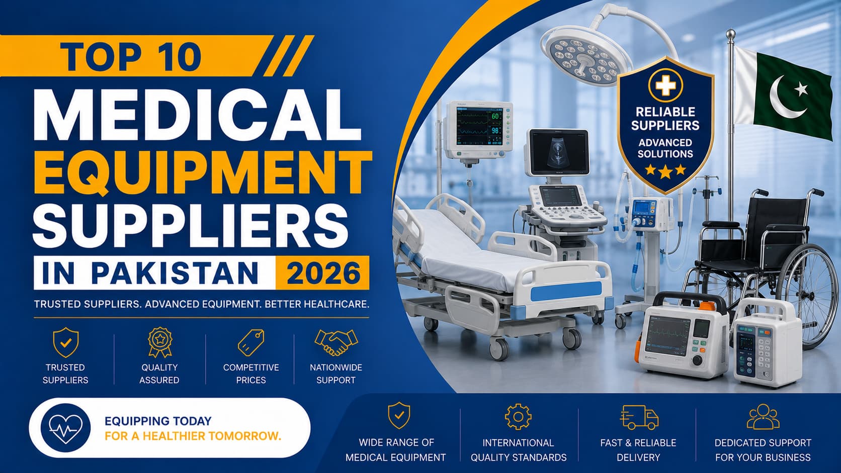 Top 10 Medical Equipment Suppliers in Pakistan 2026