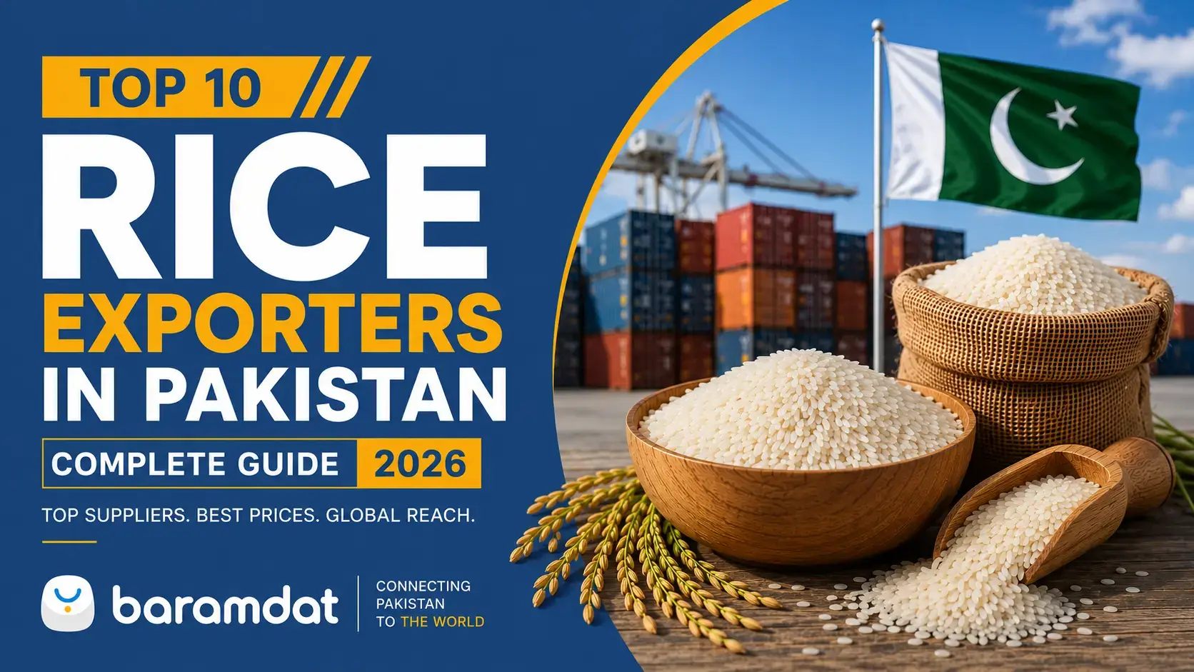 Top 10 Rice Exporters in Pakistan: Verified Suppliers for Global Importers