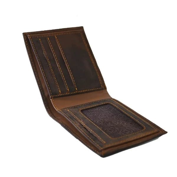 Genuine Leather Bifold Wallet with RFID Protection - thumbnail 14
