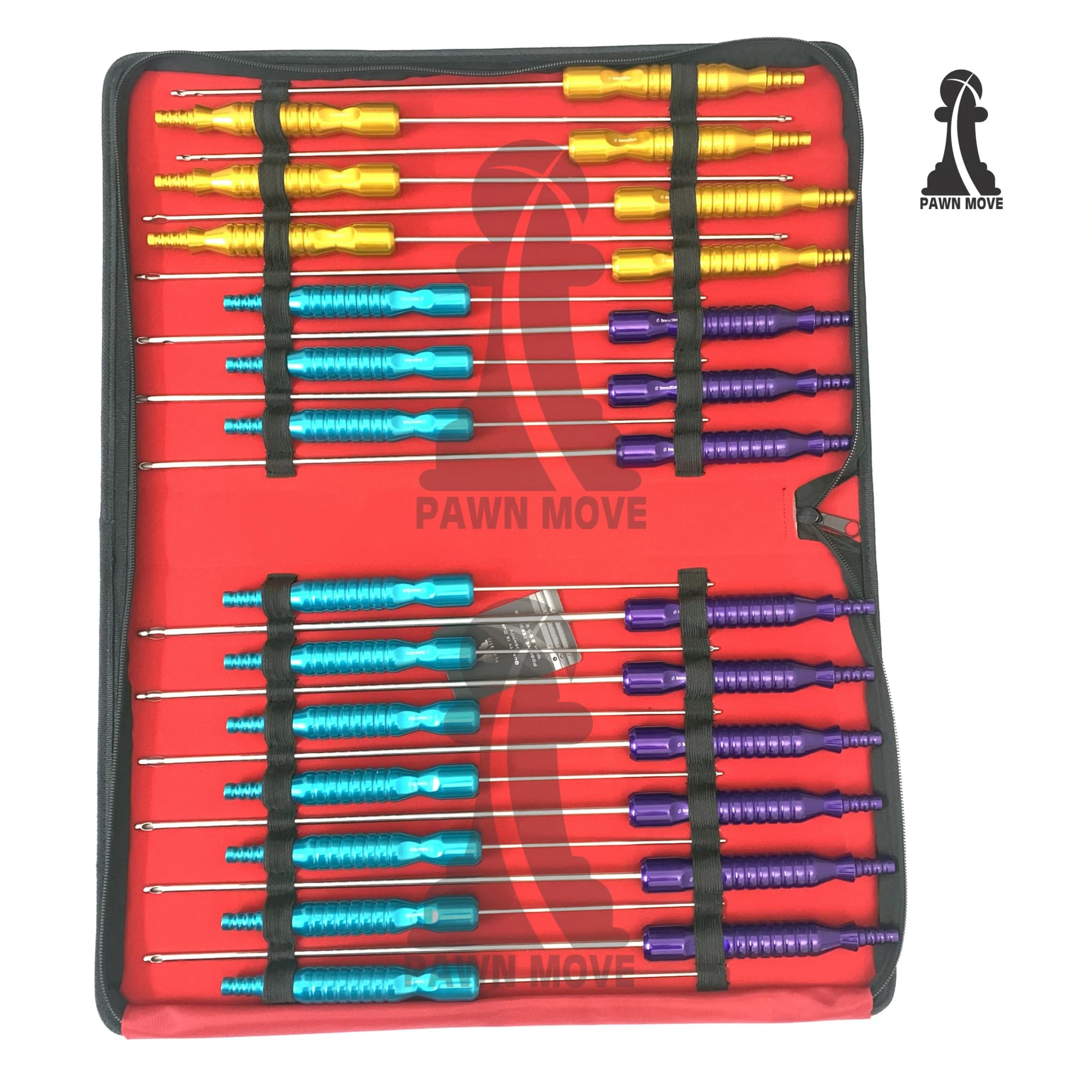 Liposuction Cannula Set with Fixed Handle - 26 Pieces - thumbnail 7