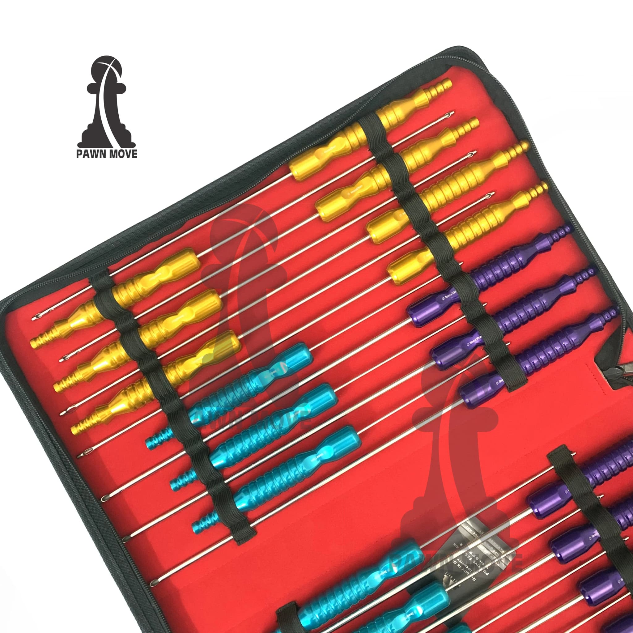 Liposuction Cannula Set with Fixed Handle - 26 Pieces - thumbnail 9