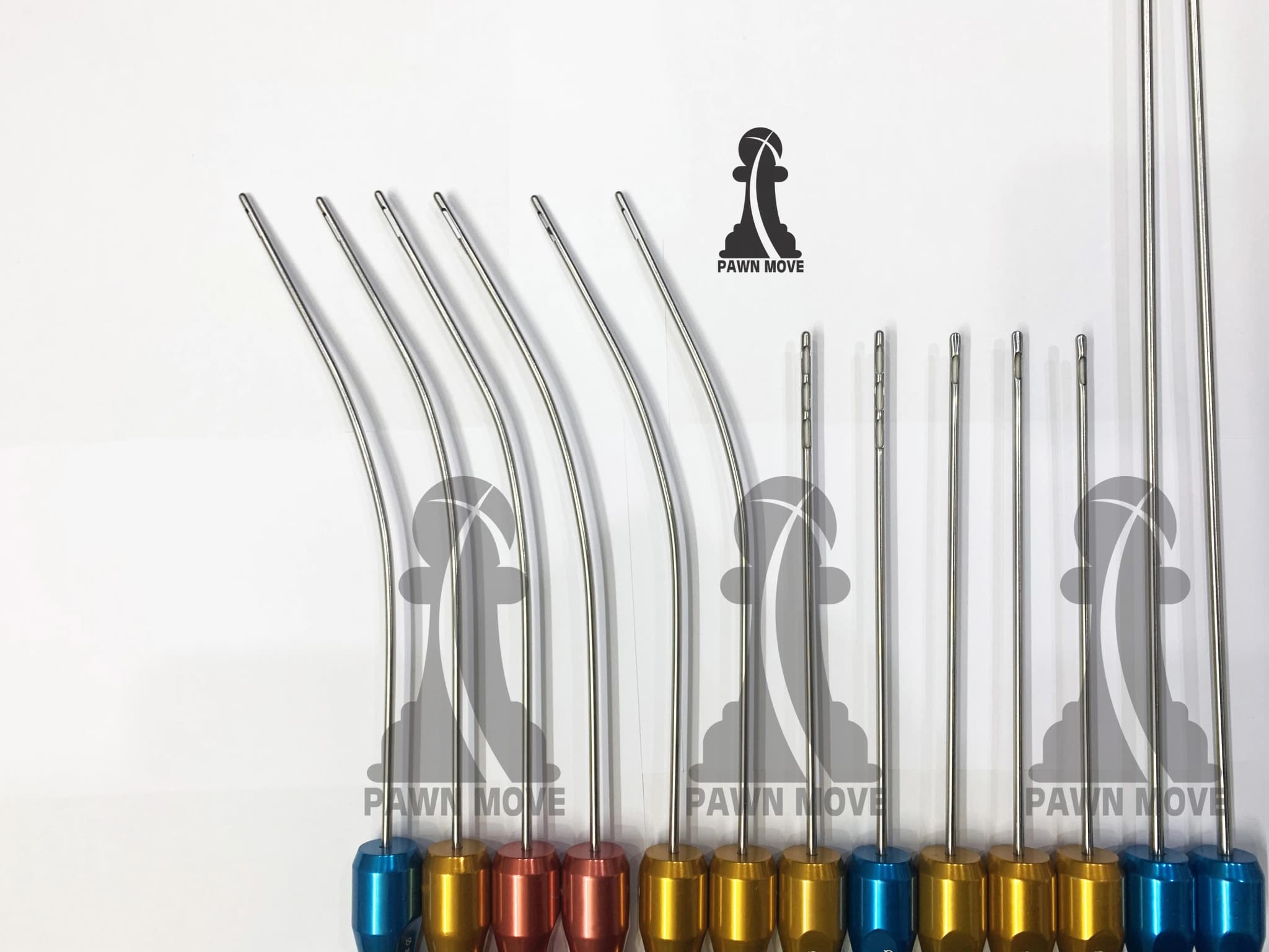 Cannula Set with Toomey Hub & Fixed Handle Liposuction Kit - thumbnail 2