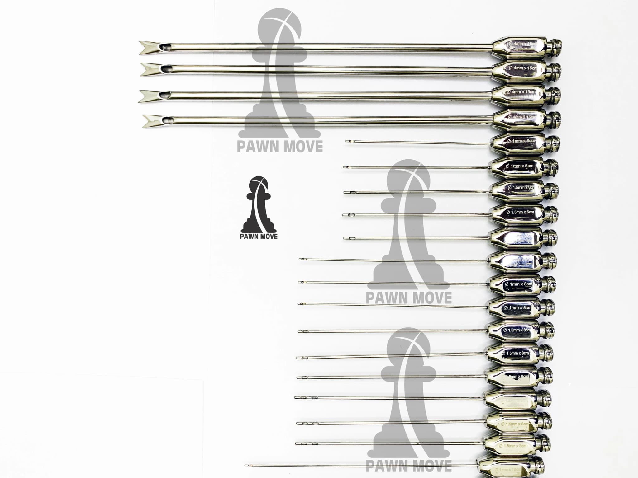 Liposuction Body Cannulas Set 68 Pieces Stainless Steel - thumbnail 3