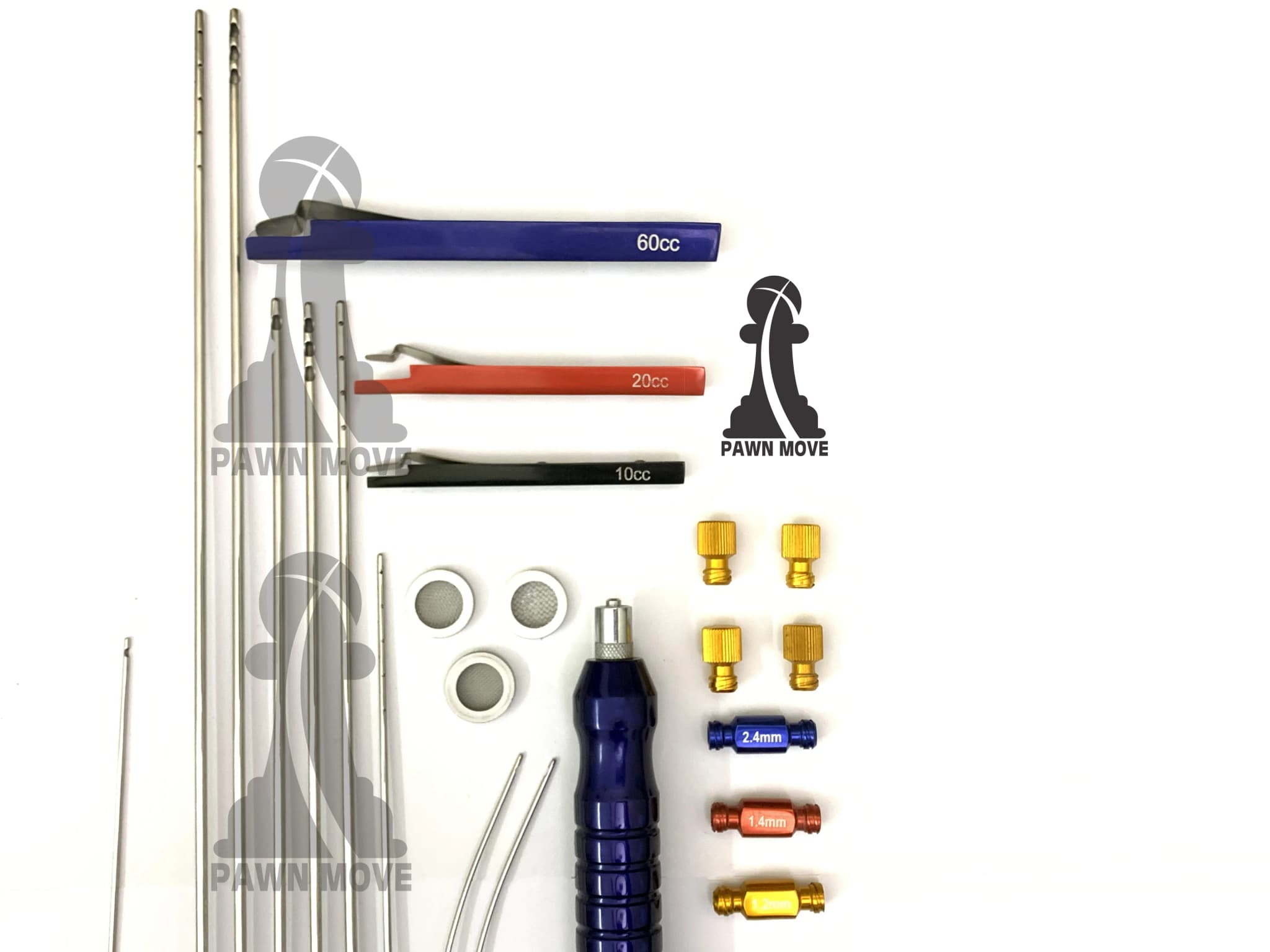 9-Piece Liposuction Cannula Set with Nano Filter and Handle - thumbnail 3