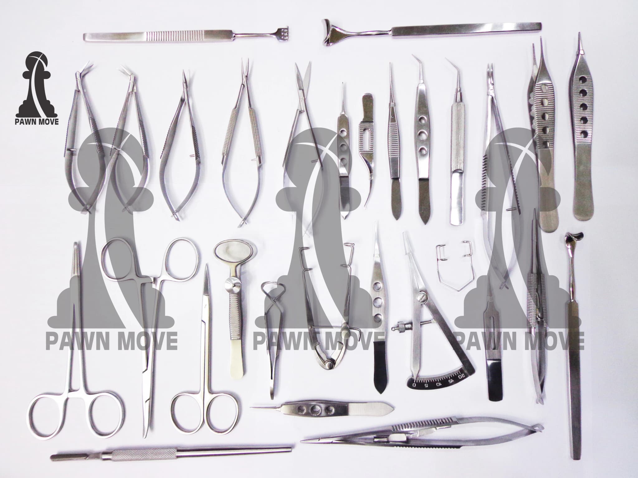 30 Piece Ophthalmic Eye Micro Surgery Instrument Kit - thumbnail 1