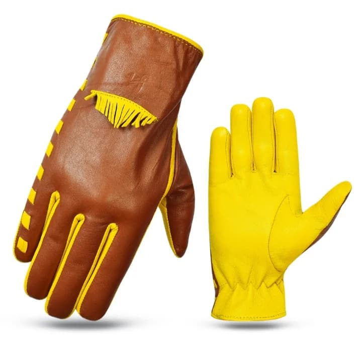 Cow Leather Sports Driver Gloves - thumbnail 12