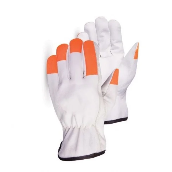 Goatskin Hi-Viz Driver Gloves - thumbnail 2