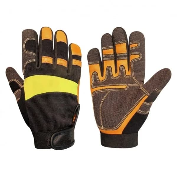 Goatskin Leather Mechanic Gloves - thumbnail 3