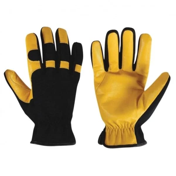 Goatskin Leather Mechanic Gloves - thumbnail 4