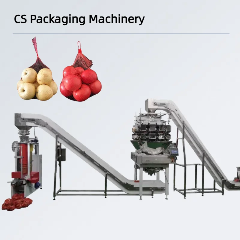 Automatic Potato and Vegetable Mesh Bag Packaging Machine - thumbnail 1