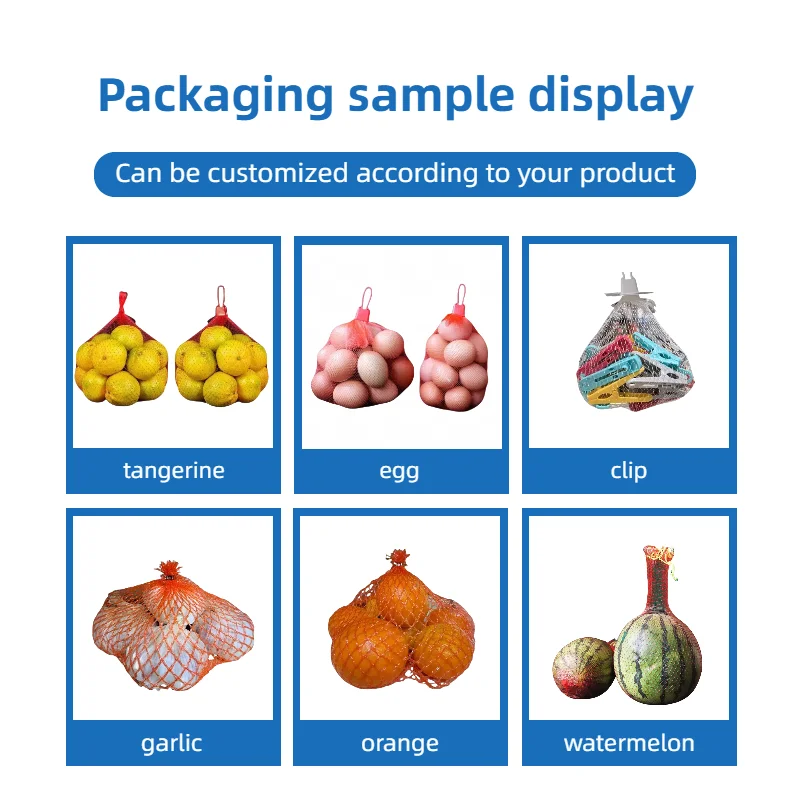 Automatic Potato and Vegetable Mesh Bag Packaging Machine - thumbnail 3