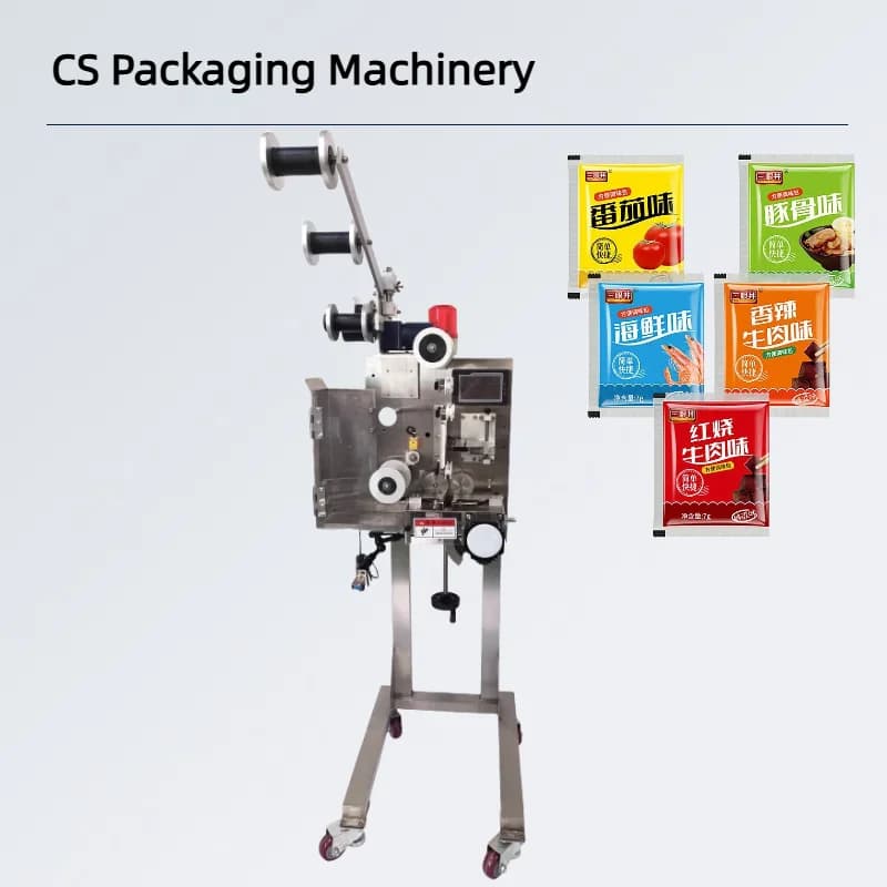 Automatic Seasoning Packet Bag Feeder for Noodle and Vinegar Packets - thumbnail 1