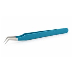 Turquoise Precision Eyelash Extension Tweezers – Straight, Angled & Curved Pointed Tips by M Hanif & Sons Surgico