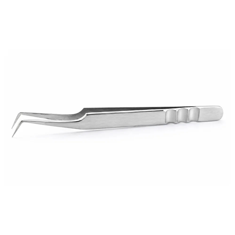 Angled tweezers