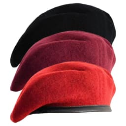 Classic Soft Beret - Fashion Hat with Rounded Crown & Structured Band
