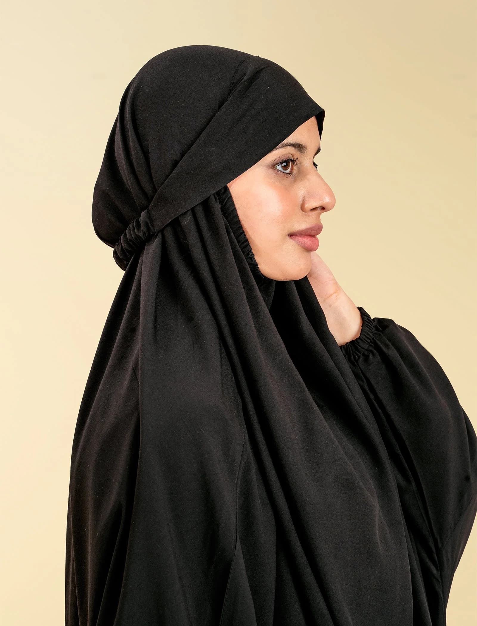 Black chadar head covering