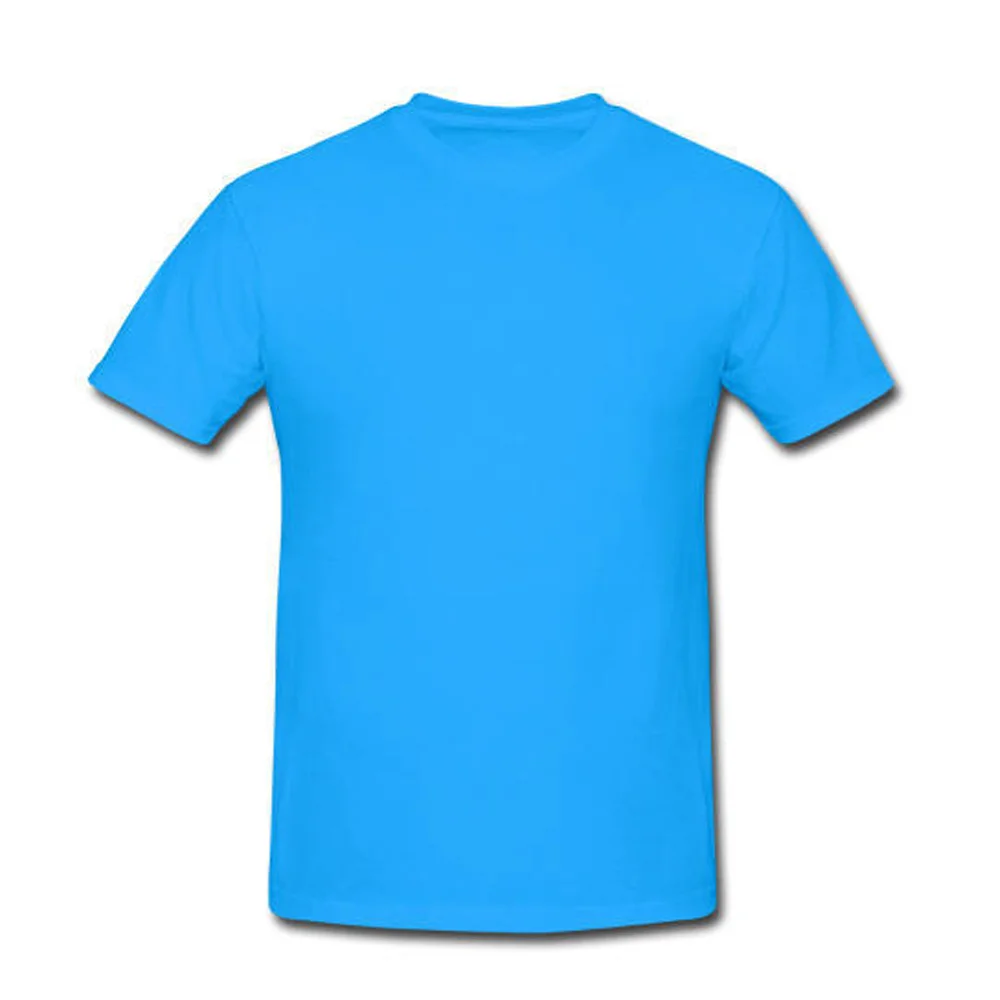Blue plain T-shirt