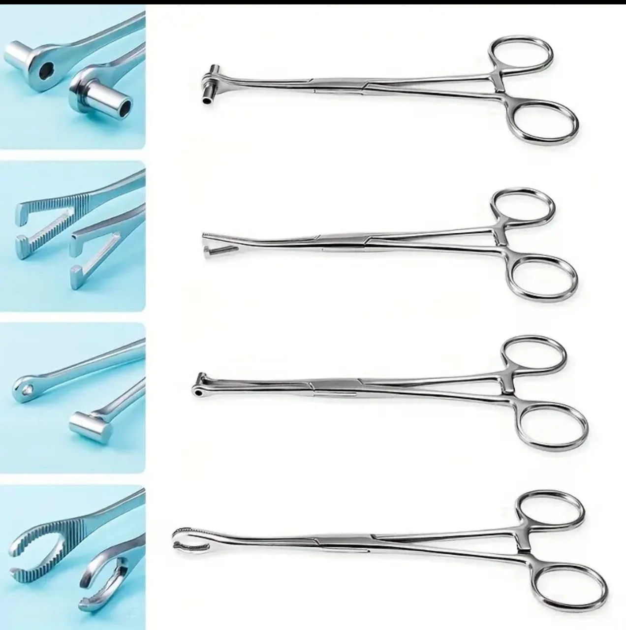 Body piercing clamps