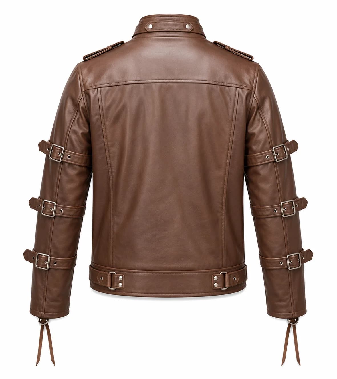 Brown strapped jacket
