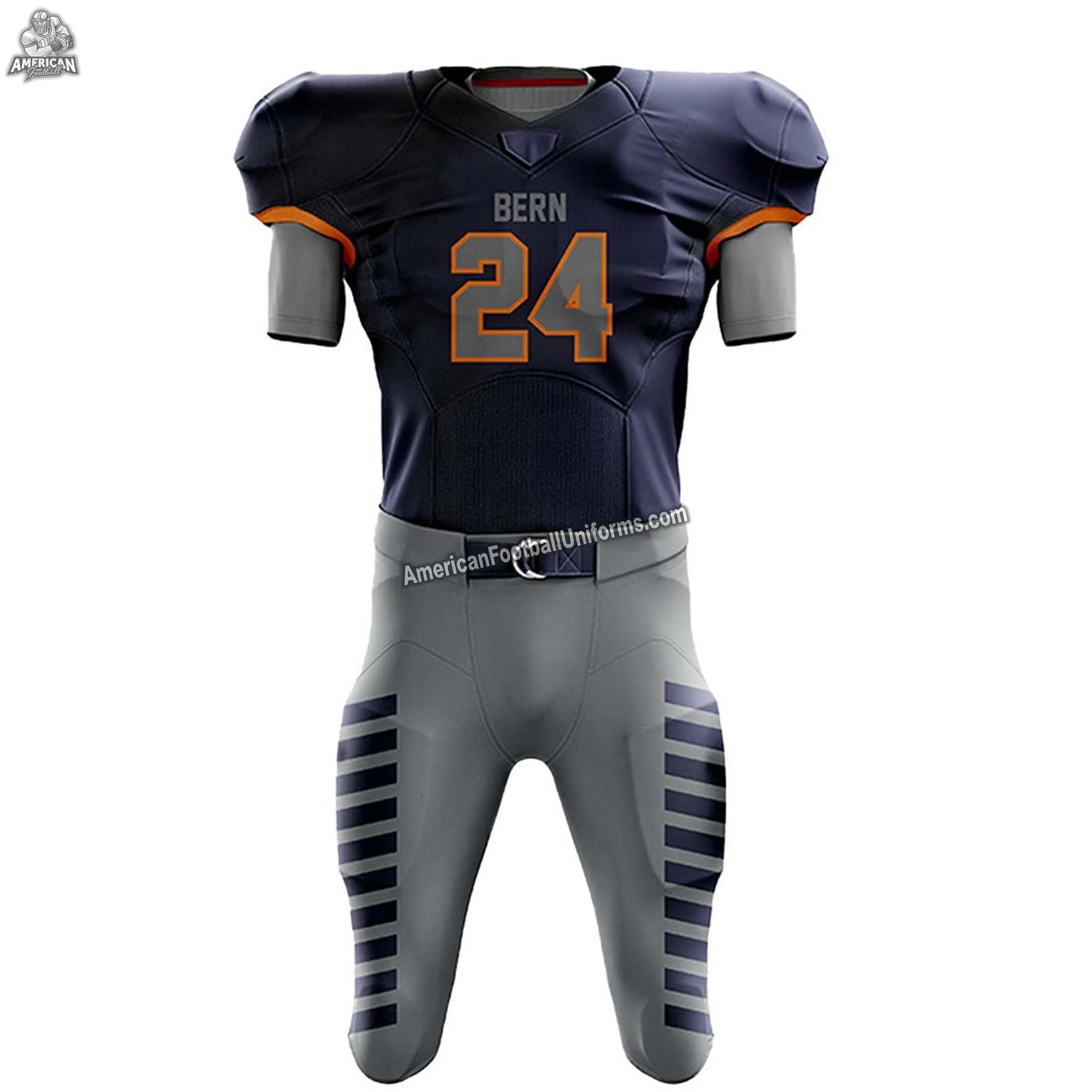 Custom American Football Uniform in Red Black Combination (Adult & Youth)