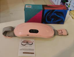 Electric Menstrual Cramp Relief Heating Belt – USB Rechargeable, Far Infrared Heat, Adjustable Waist & Stomach Warmer for Women