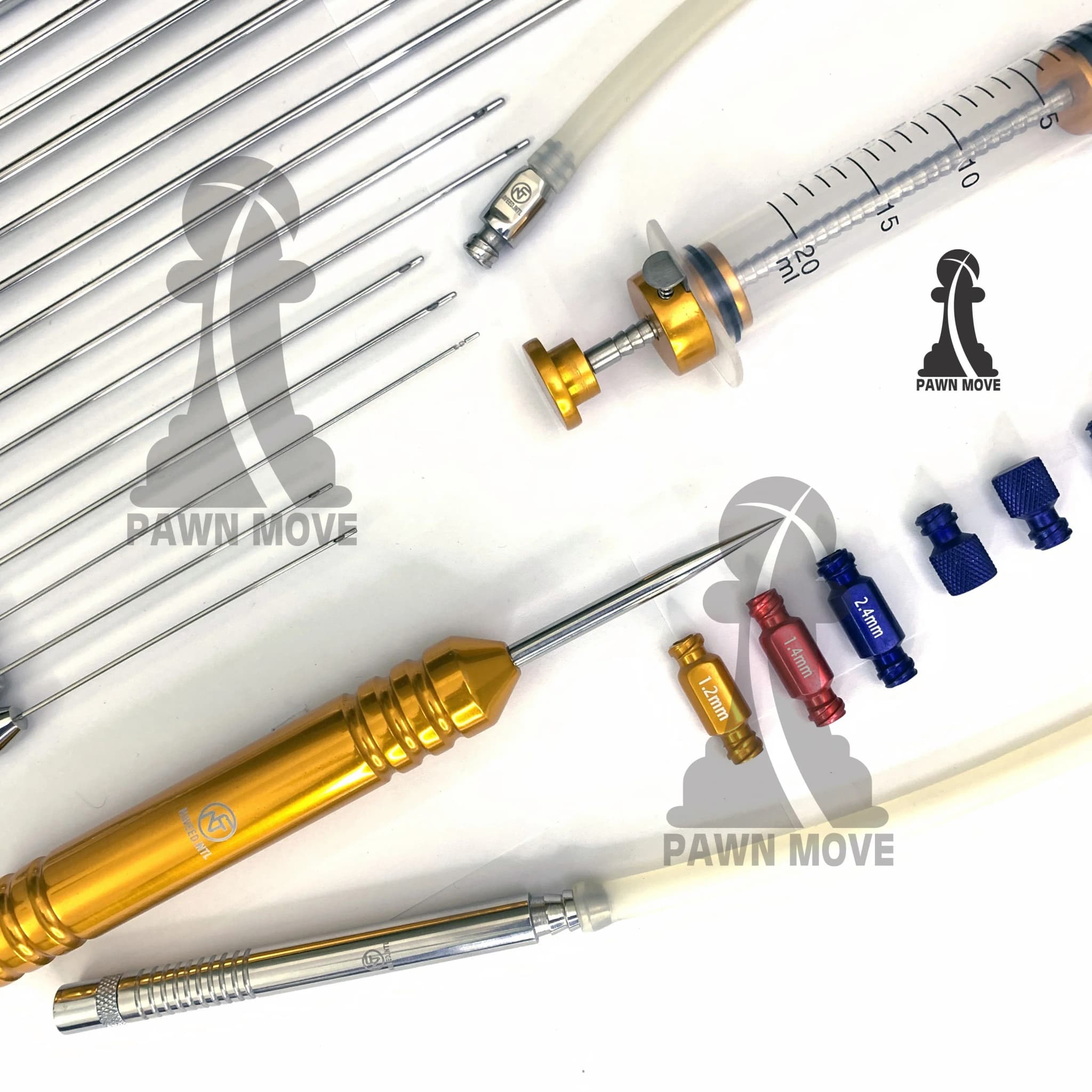 Facial Fat Grafting Cannula Set 27-Piece Luer Lock Kit