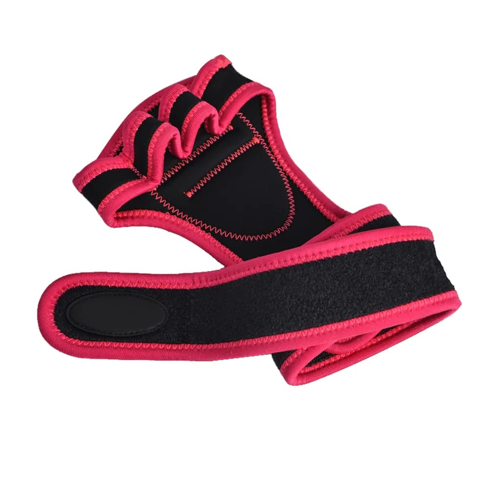 Fingerless weight lifting glove