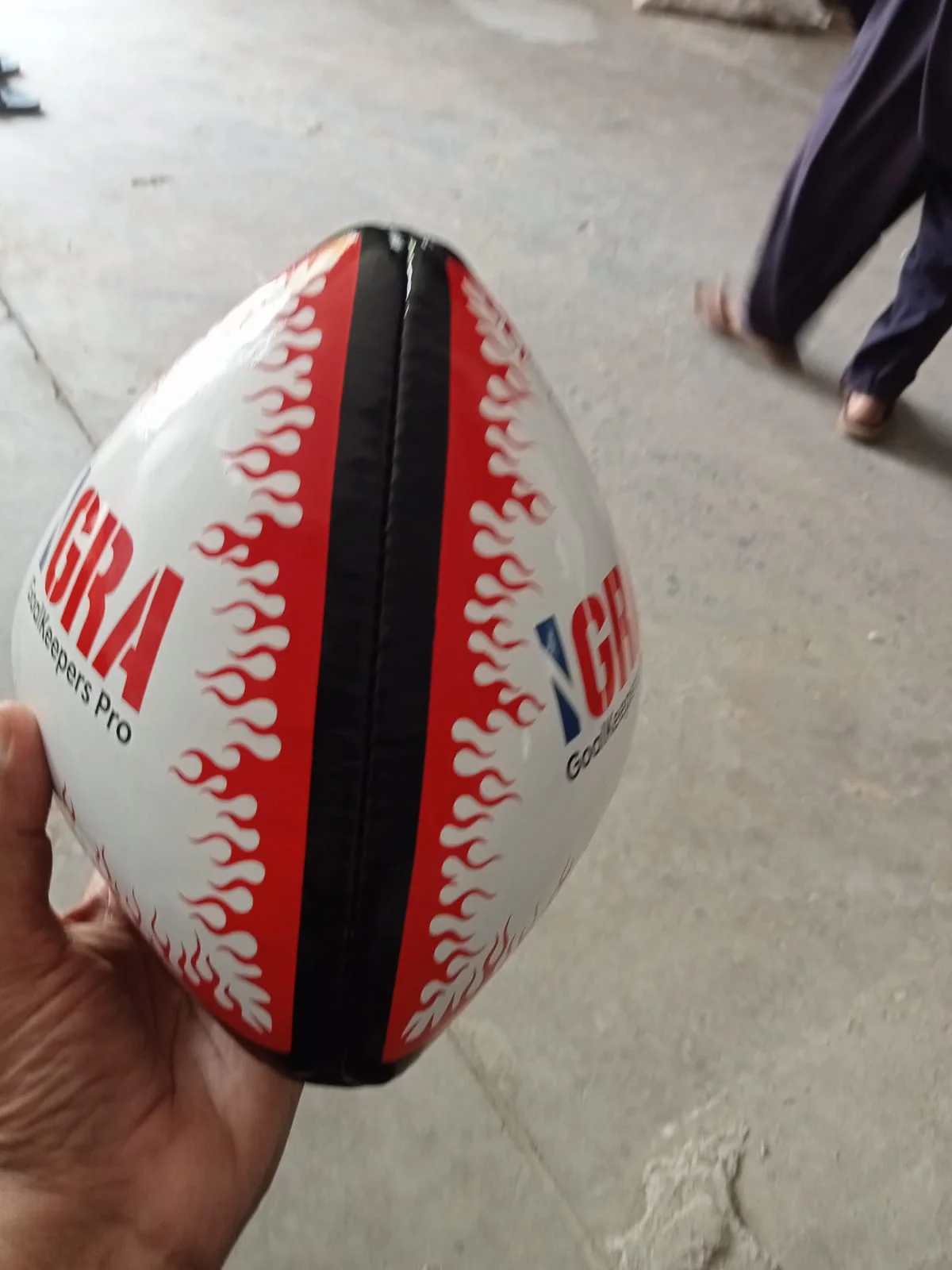 Goalkeeper training ball