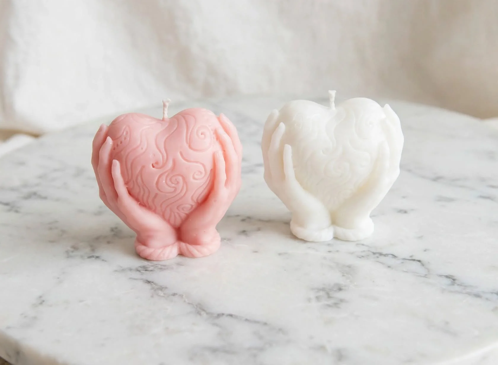 Heart candles
