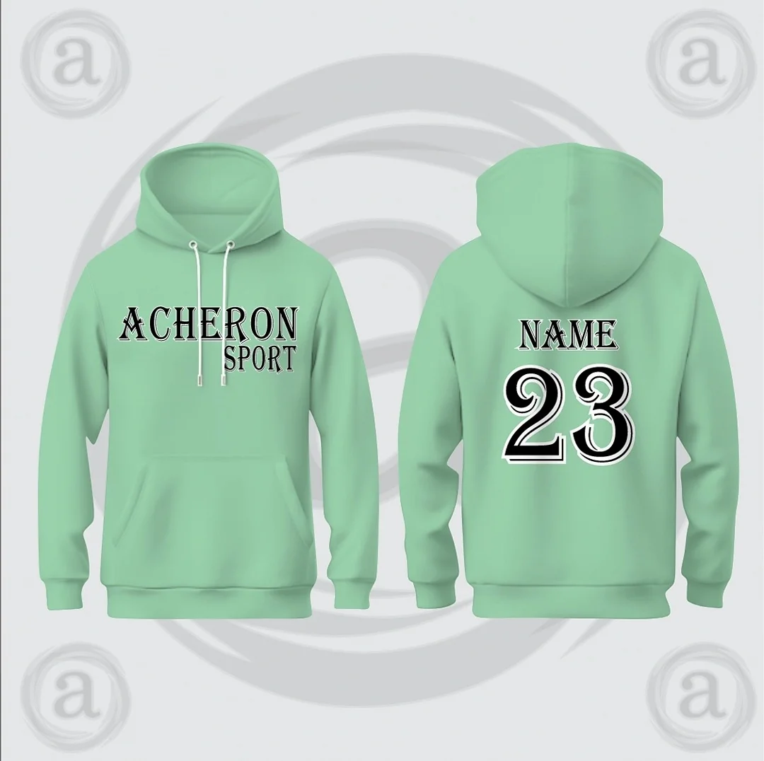 Hoodie with ACHERON SPORT print