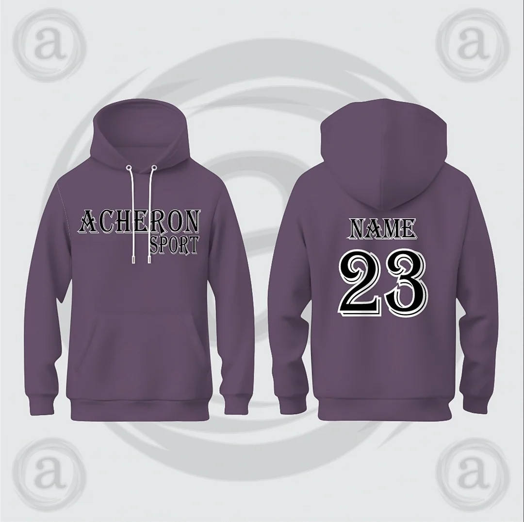 Hoodie with ACHERON SPORT print