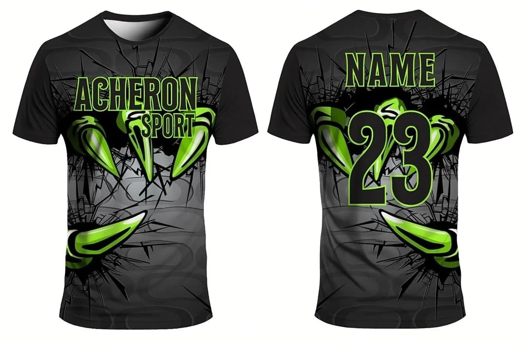 Jersey with Acheron Sport graphics