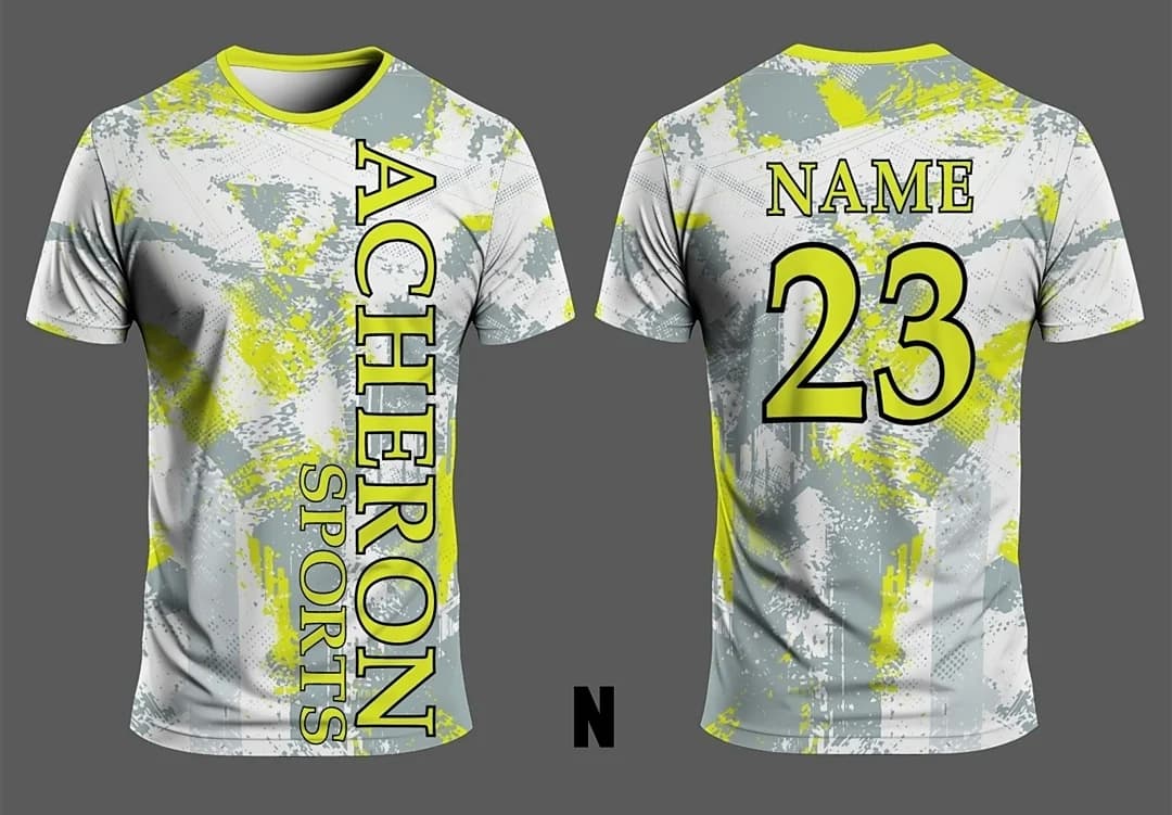 Jersey with Acheron Sports graphics